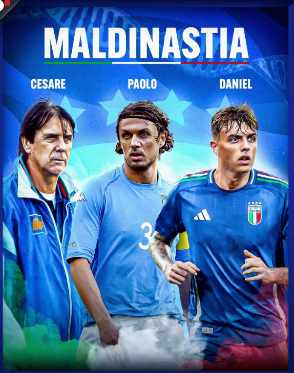 意大利新名单惊喜！丹尼尔・马尔蒂尼首入队，马尔蒂尼家族三代传承