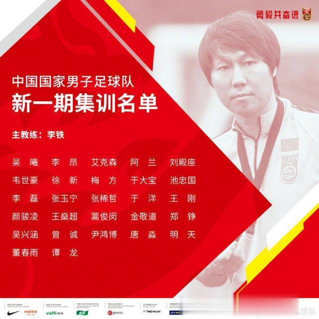 国足新一期大名单公布：阿兰首次入选，曾诚回归