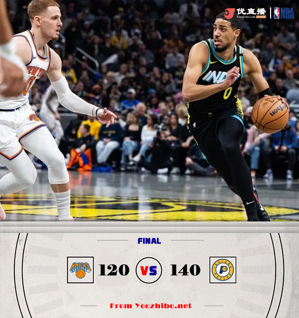 步行者轻取尼克斯,